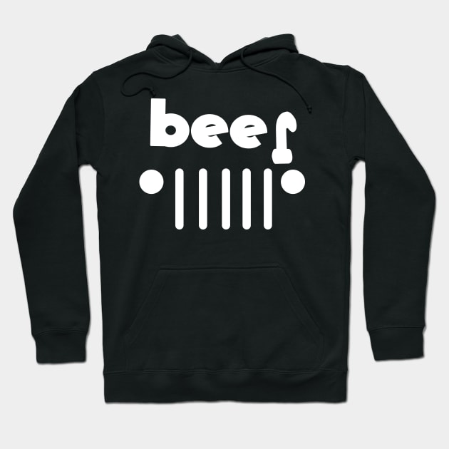 Beer Jeep Hoodie by Justbecreative